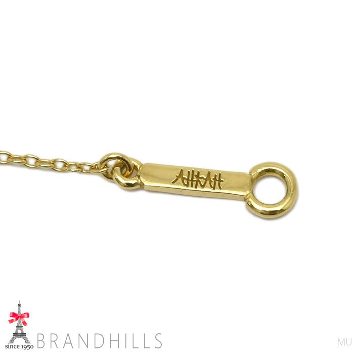 AHKAH（アーカー） ダイヤモンド 0.14ct ネックレス NNクロス K18金 