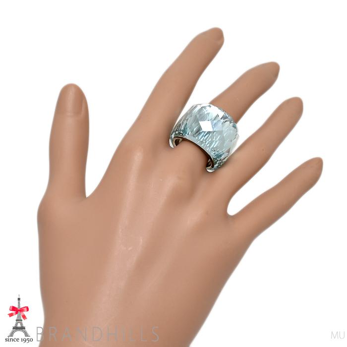 SWAROVSKI スワロフスキー リング  ラインストーン    シルバーカラー/ブルー レディース / 240001197625 スワロフスキー リング クリスタル ブルー メタル 指輪 #56 SWAROVSKI