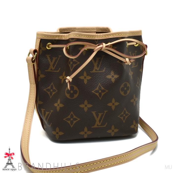 ルイヴィトン ショルダーバッグ モノグラム ナノ・ノエ M41346 LOUIS VUITTON ヴィトン バッグ ポシェット ミニバッグ LOUIS VUITTON（ルイ・ヴィトン） ショルダーバッグ レディース ナノ