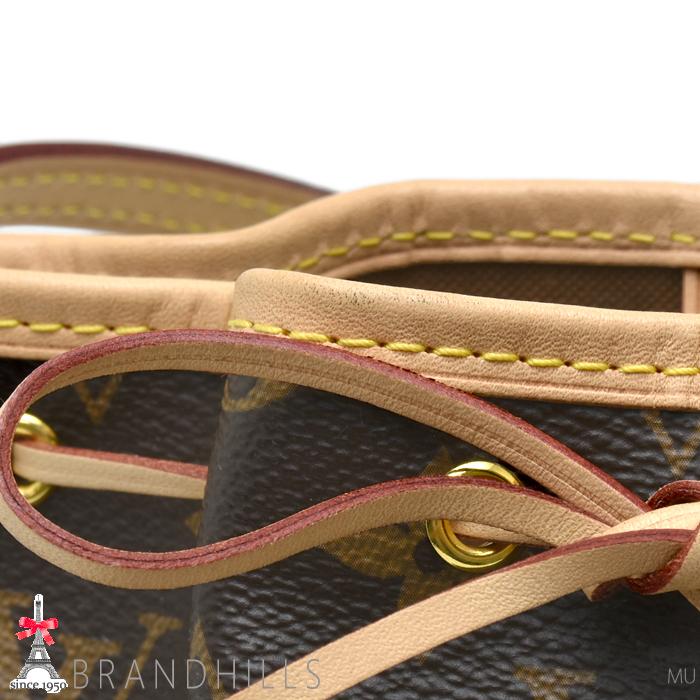 未使用 展示品 ルイ ヴィトン LOUIS VUITTON モノグラム ナノ ノエ ショルダー バッグ ブラウン M41346 RFID VLP 90175184 LOUIS VUITTON（ルイ・ヴィトン） ショルダーバッグ レディース ナノ