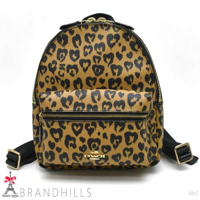 COACH（コーチ） ミニリュック レディース PVC レオパード ワイルド