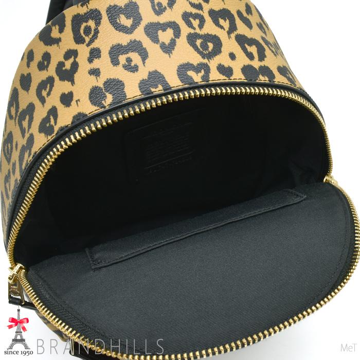 COACH（コーチ） ミニリュック レディース PVC レオパード ワイルド