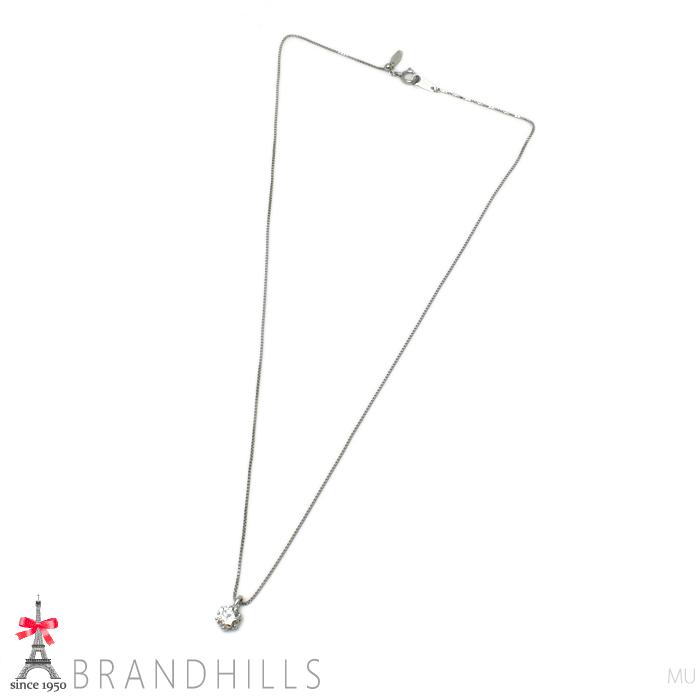 ダイヤモンド 0.715ct ネックレス 鑑定書付 I-SI1-Good PT900 PT850