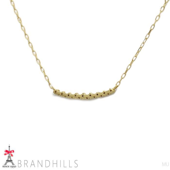 agete（アガット） ダイヤモンド 0.05ct ネックレス K18金 750YG