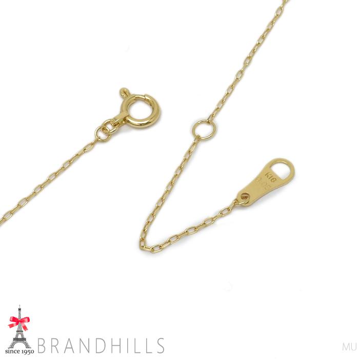 agete（アガット） ダイヤモンド 0.05ct ネックレス K18金 750YG