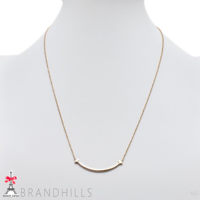TIFFANY&Co.（ティファニー） ネックレス T スマイル スモール K18金