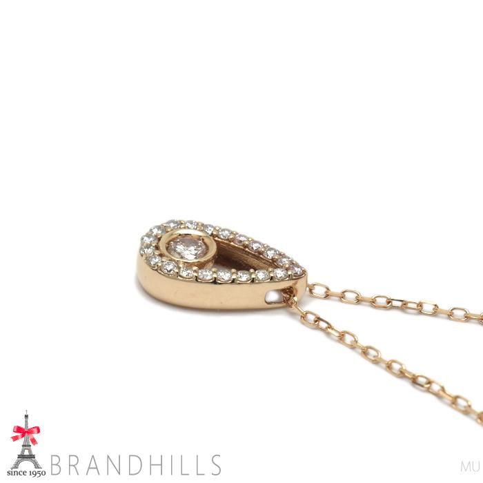 ピンクダイヤモンド 0.071ct ダイヤモンド 0.14ct ネックレス 鑑別書付 