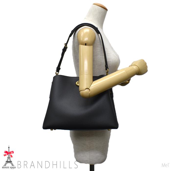 未使用級✨コーチ　ウィロウ　2way トート24 ショルダーバッグ　レザー　自立 未使用級✨コーチ ウィロウ 2way トート24 ショルダーバッグ レザー 自立