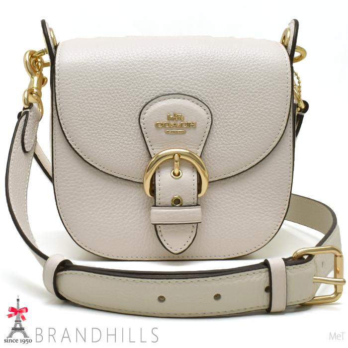 コーチ ショルダーバッグ レディース レザー ホワイト 2WAY ハンドバッグ ワンショルダー C5685 COACH ほぼ未使用 【中古】 COACH（コーチ） ショルダーバッグ レディース レザー ホワイト 2WAY