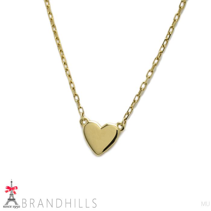 AHKAH（アーカー） ネックレス ハートモチーフ K18金 750YG イエロー