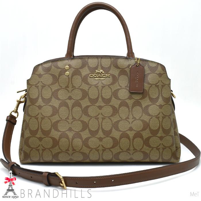 COACH（コーチ） ハンドバッグ レディース シグネチャー PVC カーキ