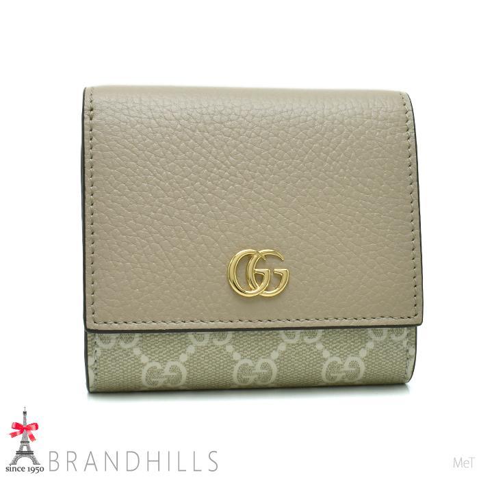 GUCCI（グッチ） 財布 二つ折り レディース GGマーモント スプリーム