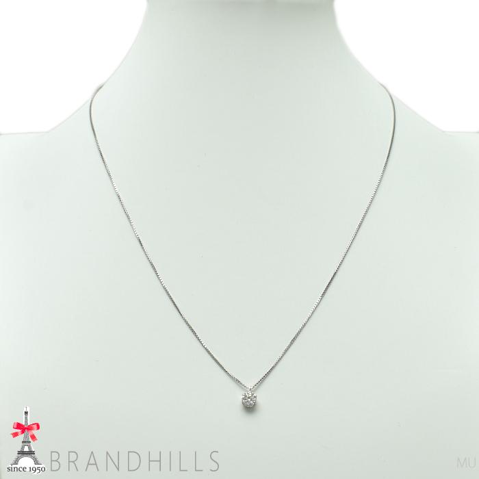 ダイヤモンド 0.503ct ネックレス 鑑定書付 G-SI1-Good PT900 PT850