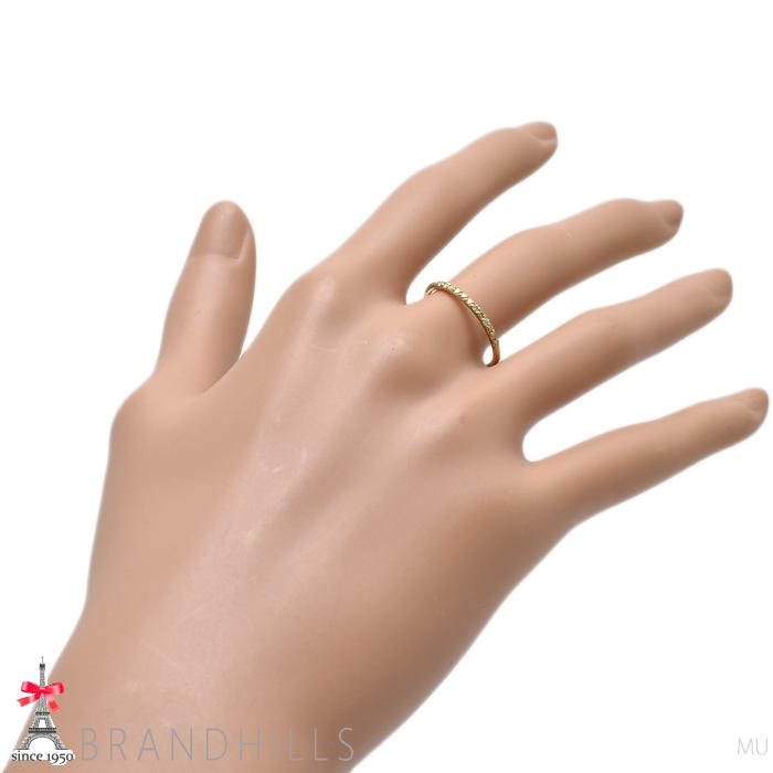 AHKAH（アーカー） ダイヤモンド 0.12ct リング K18金 750YG イエロー