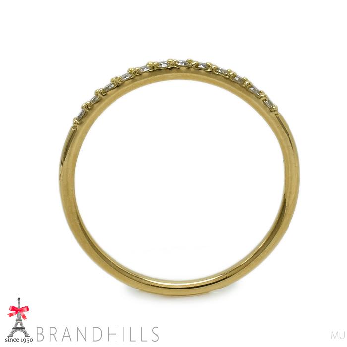AHKAH（アーカー） ダイヤモンド 0.12ct リング K18金 750YG イエロー