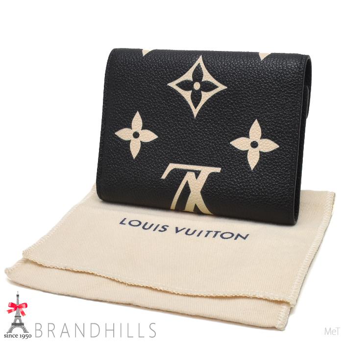 ルイヴィトン　ポルトフォイユヴィクトリーヌ　アンプラント　ブラック LOUIS VUITTON（ルイ・ヴィトン） 財布 ポルトフォイユ ヴィクトリーヌ