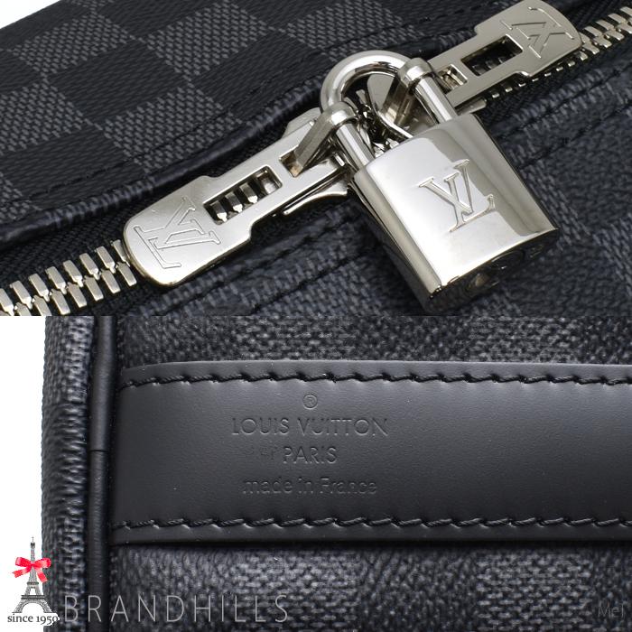 ルイヴィトン キーポル バンドリエール45 ダミエ ブラック ボストンバッグ LOUIS VUITTON（ルイ・ヴィトン） ボストンバッグ メンズ キーポル