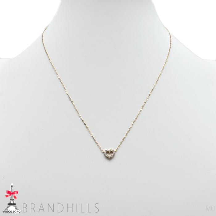 4℃（ヨンドシー） ダイヤモンド 12P ネックレス K18金 750PG ピンク