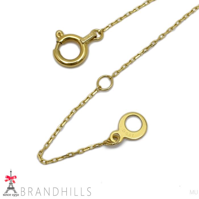 AHKAH（アーカー） ダイヤモンド 0.07ct 一粒 ネックレス K18金 750YG