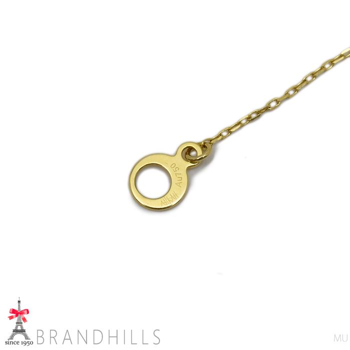 AHKAH（アーカー） ダイヤモンド 0.07ct 一粒 ネックレス K18金 750YG
