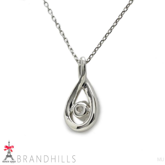 4℃（ヨンドシー） ダイヤモンド ネックレス PT850 プラチナ しずく