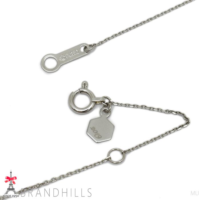 4℃ しずく　プラチナ　ダイヤモンドネックレス ヨンドシーしずく 4℃（ヨンドシー） ダイヤモンド ネックレス PT850 プラチナ しずく