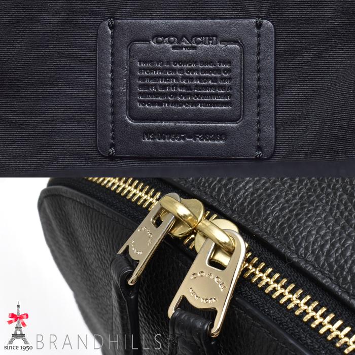 COACH（コーチ） リュック レディース レザー ブラック バックパック