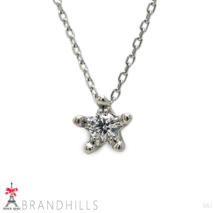 STAR JEWELRY（スタージュエリー） ダイヤモンド 0.10ct ネックレス