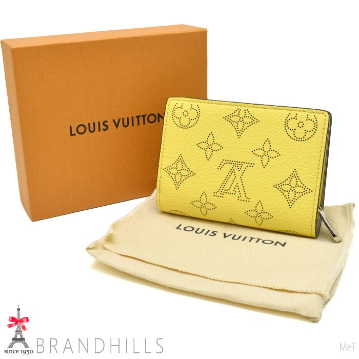 ☆kako☆ ヴィトン 財布 マヒナ クレア ベージュ コンパクト A54 LOUIS VUITTON（ルイ・ヴィトン） 財布 二つ折り ポルトフォイユ