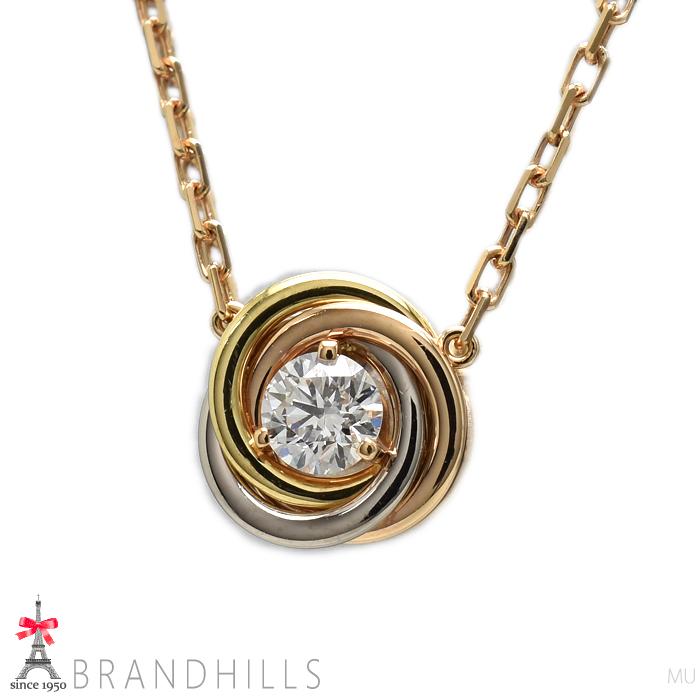 Cartier（カルティエ） ネックレス トリニティ ダイヤモンド 0.18ct