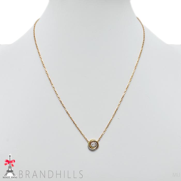 Cartier（カルティエ） ネックレス トリニティ ダイヤモンド 0.18ct