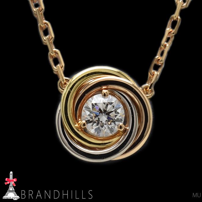 maki様　未使用極美品　カルティエ　ネックレス　ダイヤモンド　SM Cartier（カルティエ） ネックレス トリニティ ダイヤモンド 0.18ct