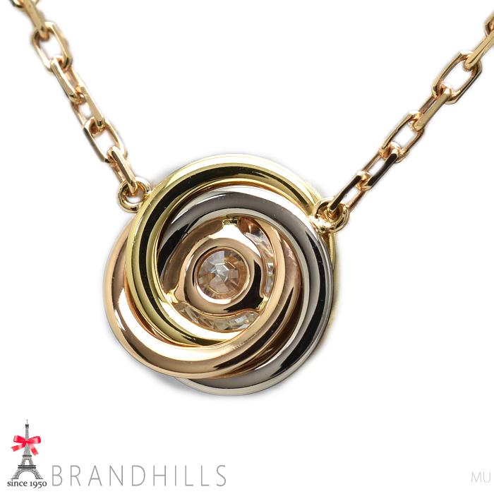 Cartier（カルティエ） ネックレス トリニティ ダイヤモンド 0.18ct