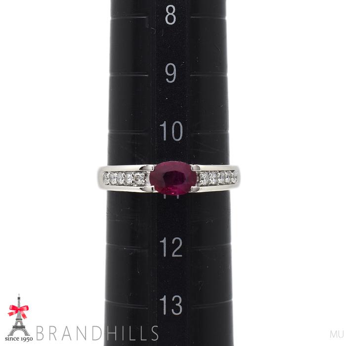 ルビー 0.51ct ダイヤモンド 0.16ct リング PT900 プラチナ 指輪 #11
