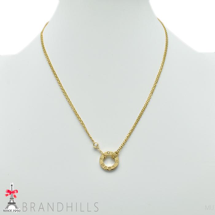 Cartier（カルティエ） ネックレス ラブ サークル K18金 750YG