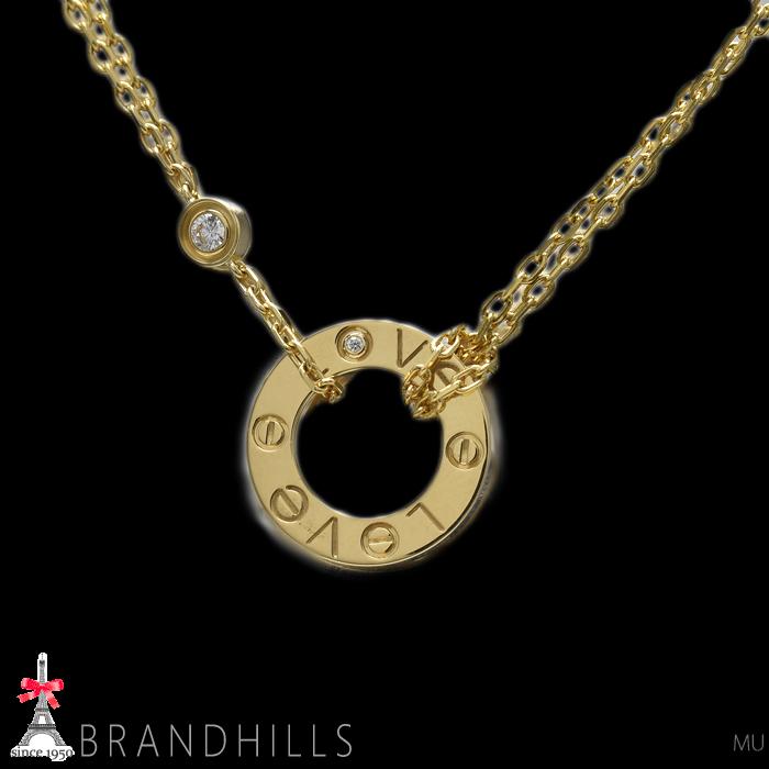 Cartier（カルティエ） ネックレス ラブ サークル K18金 750YG