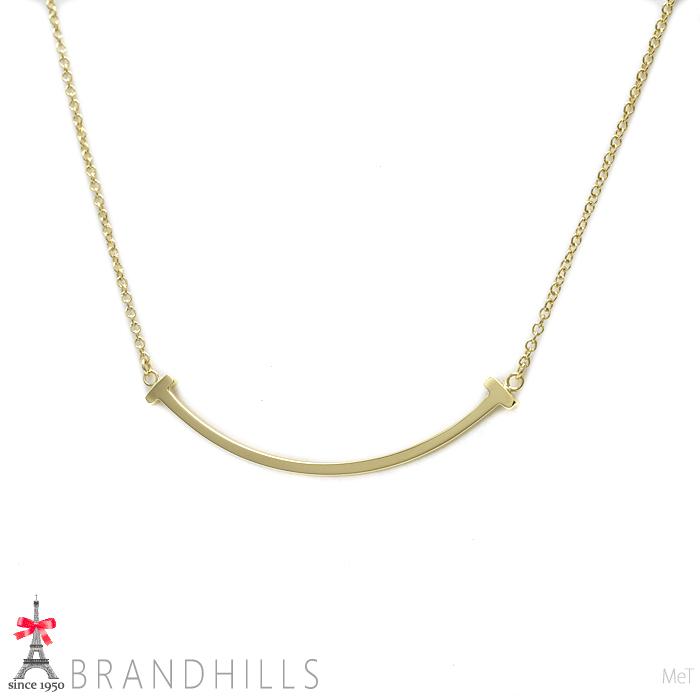 TIFFANY&Co.（ティファニー） ネックレス T スマイル スモール K18金