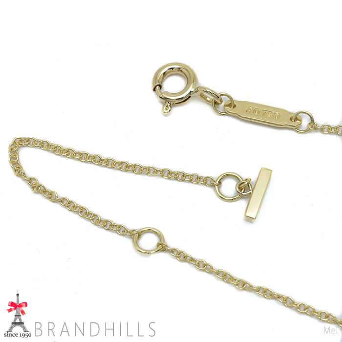 Tiffany & Co ネックレス Tスマイル K18 small YG750 TIFFANY&Co.（ティファニー） ネックレス T スマイル スモール K18金