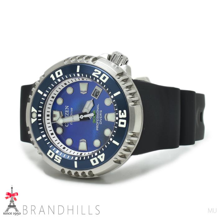 美品 CITIZEN PROMASTERシチズンプロマスター　ネイビー文字盤 CITIZEN（シチズン） プロマスター MARINE UNITE with BLUE エコ