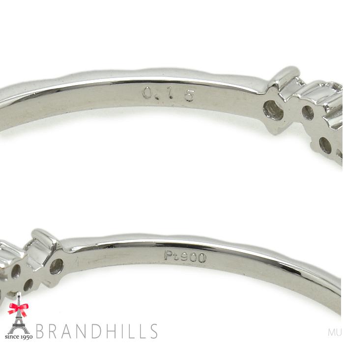 ダイヤモンド 0.15ct リング PT900 プラチナ 指輪 #12.5 1.5g 極美品