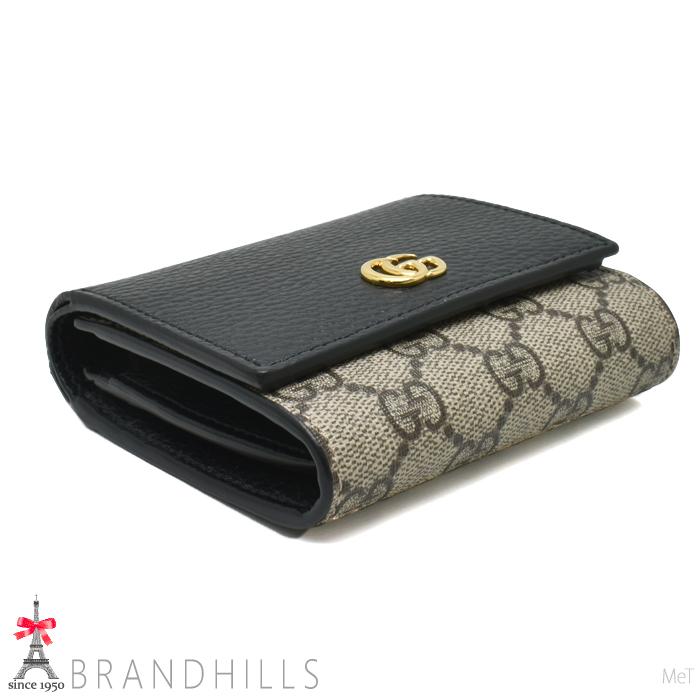 GUCCI（グッチ） 財布 二つ折り レディース GGマーモント スプリーム