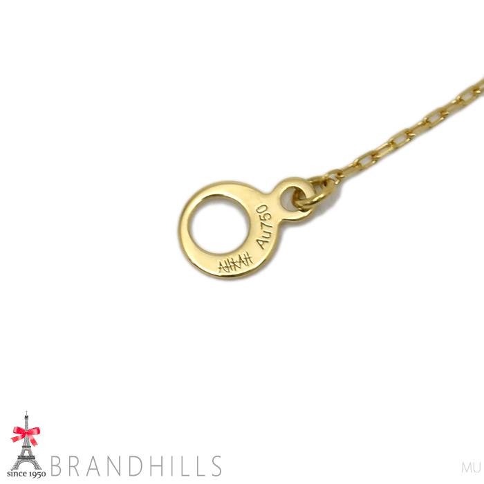 AHKAH（アーカー）K18 ダイヤモンド クロスネックレス AHKAH（アーカー） ダイヤモンド 0.02ct ネックレス クロスモチーフ