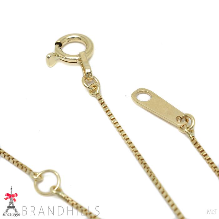 ベネチアン ネックレス K10金 YG イエローゴールド 0.6mm 45cm 1.1g 美