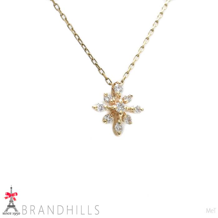Star Jewelry ゴールド ペンダントネックレス K10 STAR JEWELRY（スタージュエリー） ダイヤモンド 0.07ct ネックレス
