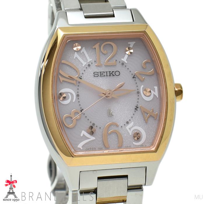 稼働美品❗セイコーLUKIA腕時計LKレディースSEIKO ルキア3B51-OA SEIKO（セイコー） 腕時計 レディース ルキア ソーラー電波 SS GP