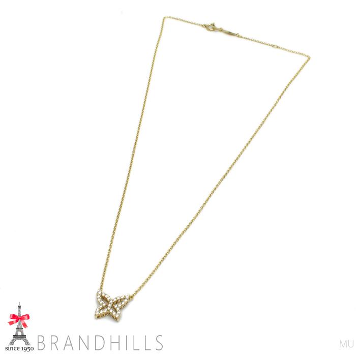 AHKAH（アーカー） ダイヤモンド 0.25ct バタフライ ネックレス K18金
