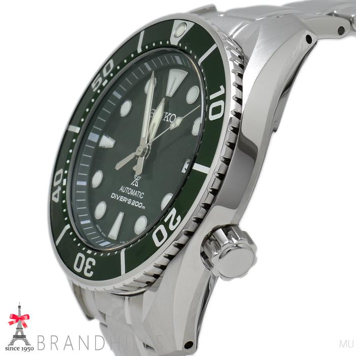 セイコー 腕時計 メンズ プロスペックス ダイバースキューバ  自動巻き SS グリーン文字盤 SBDC081 6R35-00A0 SEIKO 美品の画像