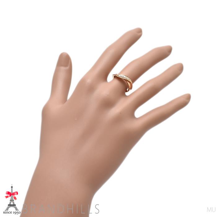 23区 ダイヤモンド 0.06ct リング K18金 750PG ピンクゴールド 指輪 #9