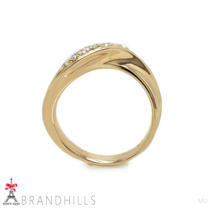 23区 ダイヤモンド 0.06ct リング K18金 750PG ピンクゴールド 指輪 #9