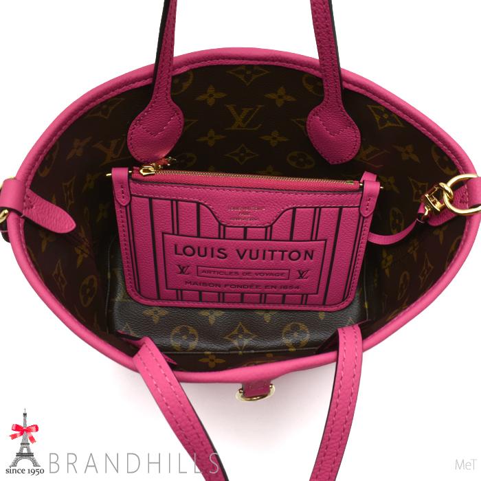 ルイヴィトン ネヴァーフル インサイドアウト BB モノグラム ローズ ポンディシェリ M12106 LOUIS VUITTON 美品_4